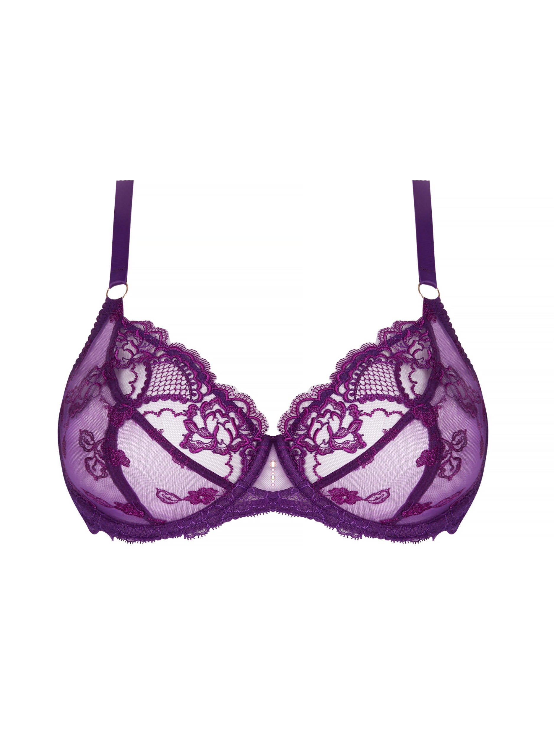 purple Lingerie Lise charmel Sublime en dentelle underwired bra